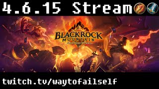 April 6, 2015 Live Tilt Stream - Hearthstone BRM - Control Warrior & Mech Mage