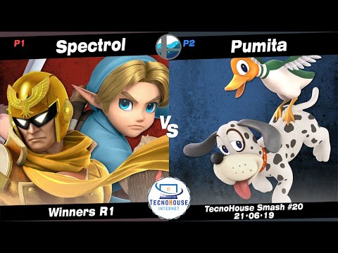 TecnoHouse #20: Spectrol (Young Link, C. Falcon) vs #SU:/ Pumita (Duck Hunt) - Winners R1