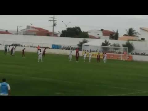 Gol do Jacuipense na  vitória de 2 X 1 contra o Flamengo do Guananbi  pelo o Campeonato  Baiano 2017