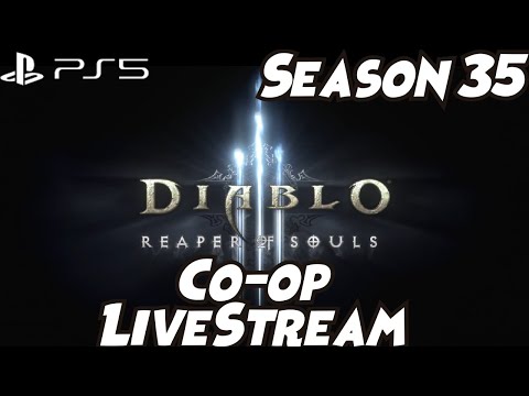 Diablo 3 - Reaper of Souls - Season 35 - Couch Co-op - Adventure Mode - Gameplay