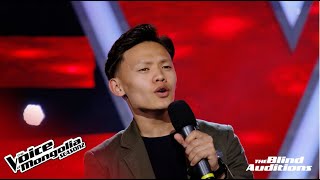 Temuulen.S - &quot; End Of The Road &quot; | Blind Audition | The Voice of Mongolia S2