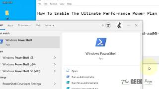 How To Enable The Ultimate Performance Power Plan In Windows 11