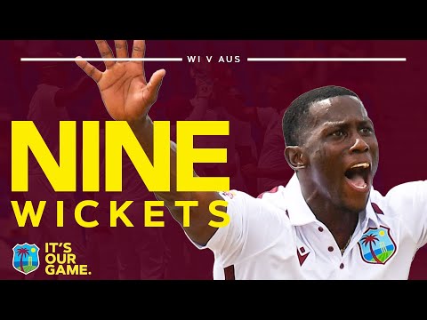 Shamar Joseph Takes 9 Wickets | West Indies v Australia 1st Test