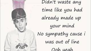 Justin Bieber Bad Day LYRICS