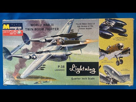 模型・プラモデル Monogram 1/48 P-38 Lockheed Lightning