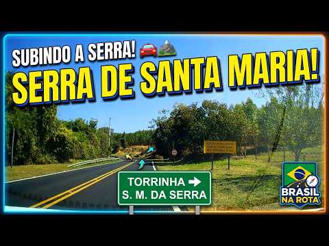 SUBINDO A SERRA DE SANTA MARIA (SP-304): TORRINHA → SANTA MARIA DA SERRA! 🚗⛰️