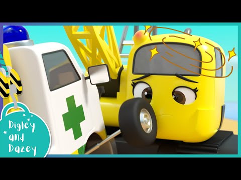 Uh Oh! Accidents Happen - Dazey Takes a Tumble! | @GoGeckosGarage  | Kids Cartoons