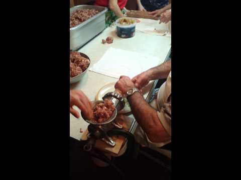 Italian Sausage making experience