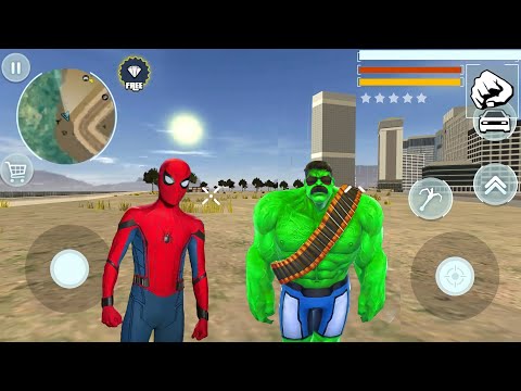 Süper Kahraman Örümcek Adam Oyunu - Super Crime City Battle Hulk Unlocked #19 - Android Gameplay