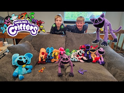 Unboxing New Smiling Critters Plush & Toys! Official Monster Catnap & Bubba Bubbaphant!