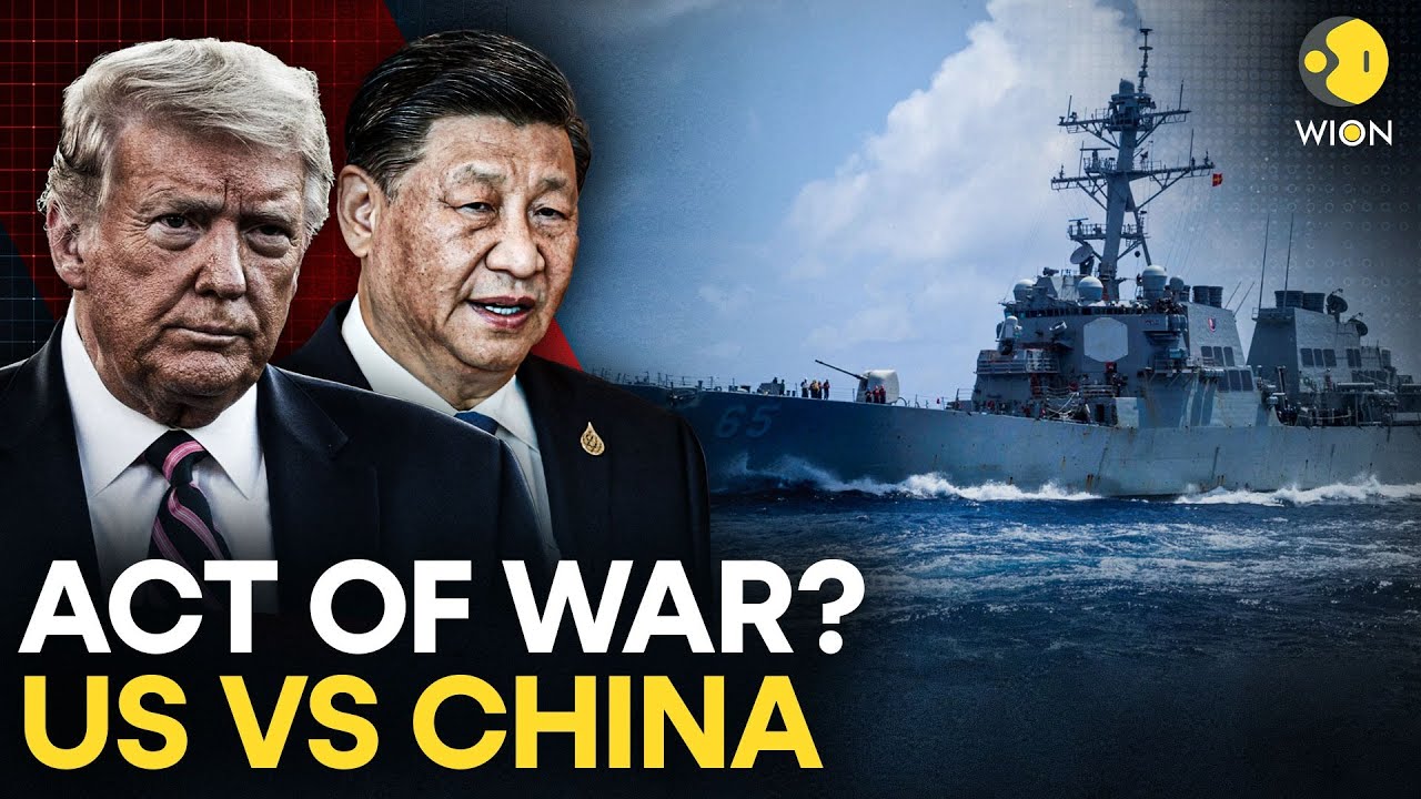China-US Tensions LIVE: Beijing Chases Off US Warship! China Challenges Trump In South China Sea?