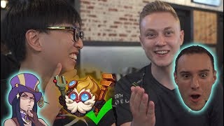 Doublelift, Rekkles, Perkz eat crab, talk life and death of MARKSMEN (League of Legends)