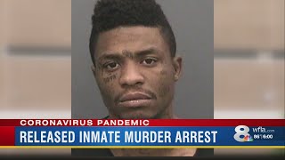 Hillsborough County inmate released amid coronavirus concerns back in jail on murder charge