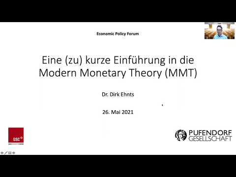 Vortrag zu Modern Monetary Theory (MMT) am Schumpeter Centre der Universität Graz am 26. Mai 2021