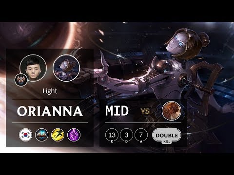 Orianna Mid vs Taliyah - KR Challenger Patch 9.23