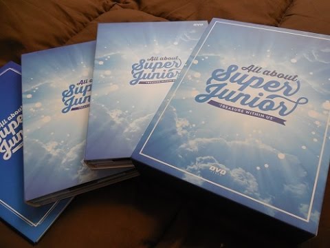 Unboxing Super Junior DVD set "All About Super Junior - Treasure Within Us"