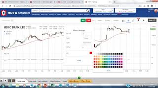 ProTerminal - How to use Charting Features | HDFC Securities
