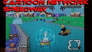 C.N. Speedway playing on the Game Boy Advance