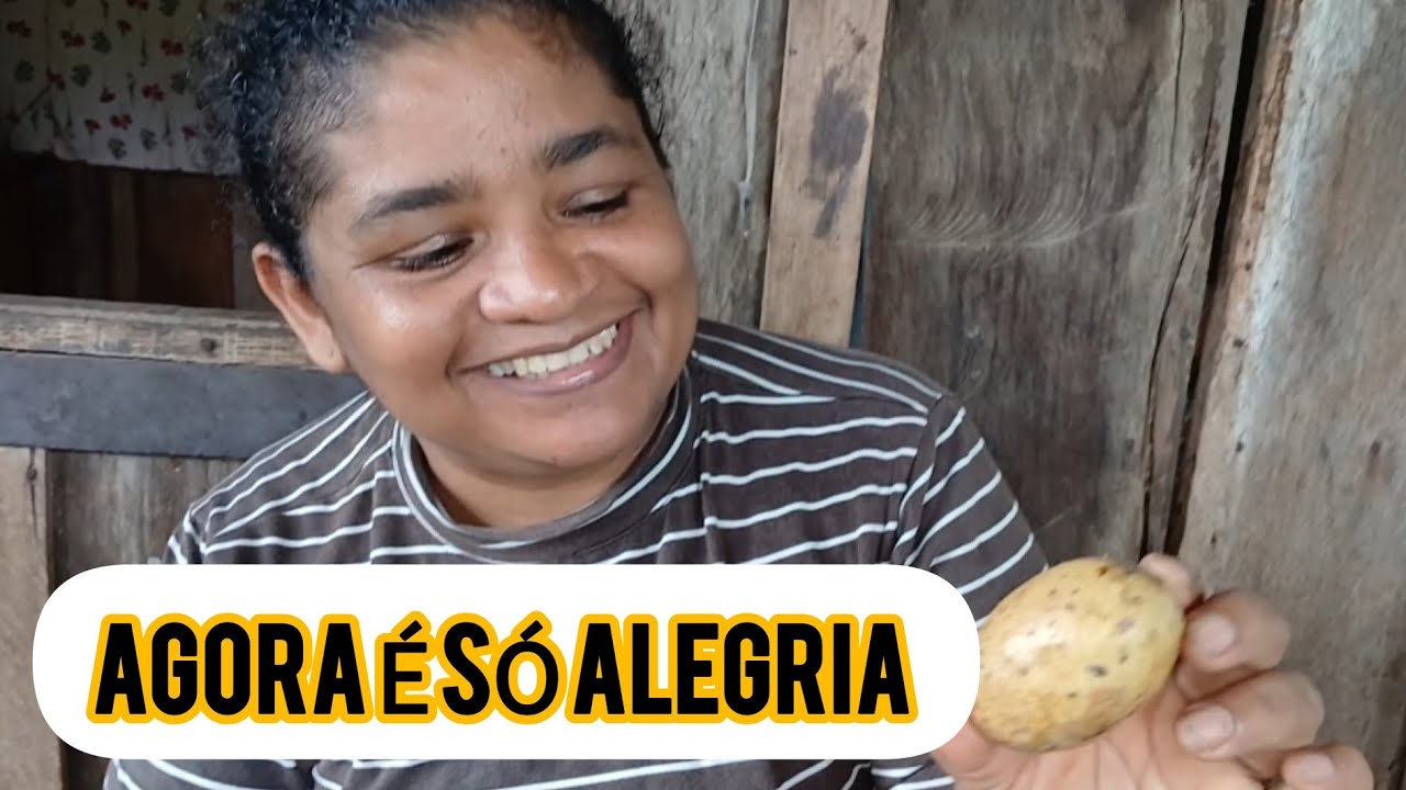 HOJE EU ENCONTREI UMA FRUTA QUE ELA GOSTA E A REAÇÃO DELA FOI ESSA VEJA