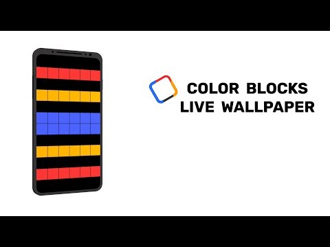 Color Blocks: live wallpaper Video