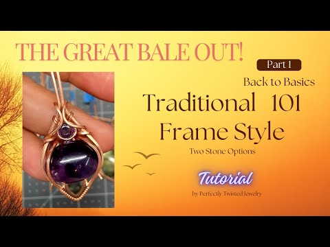 Wire Wrapping - Step by Step Cabochon Pendant Tutorial