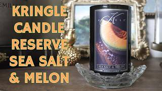🍈 NEW Kringle Candle Reserve Sea Salt & Melon 🍈