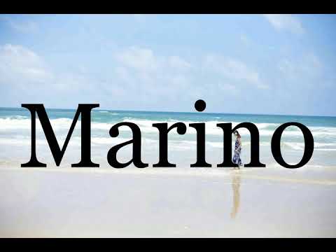 How To Pronounce Marino🌈🌈🌈🌈🌈🌈Pronunciation Of Marino
