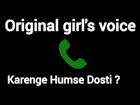 Hello.. Karenge Dosti ? Original girl's voice prank call #girlvoiceprank #call @originalgirlsoundhub