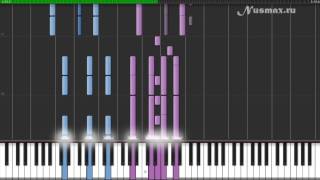 Hans Zimmer - Davy Jones (OST Pirates Of The Caribbean) Piano Tutorial (Synthesia + Sheets + MIDI)