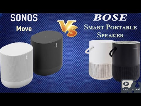 Sonos MOVE VS Bose SMART PORTABLE SPEAKER | Which one is the Best???