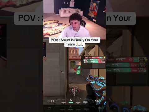 Bro Couldn’t Beleive It 😭 #mooda #valorant #smurf