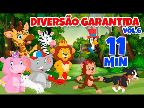 Diversão Garantida Vol. 6 - Giramille 11 min | Desenho Animado Musical