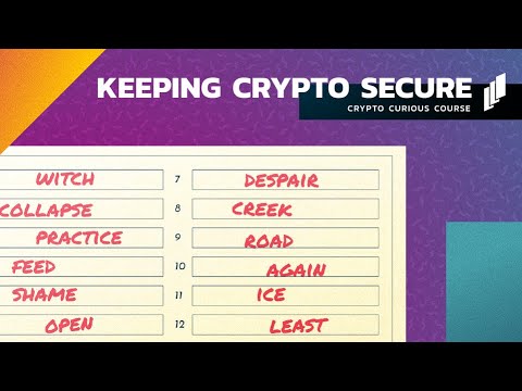 Keeping Crypto Secure - The Crypto Curious Course - Part 9/16