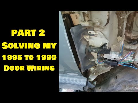 Solving my 1995 to 1990 Door Wiring PART 2. TCR10 [ Tarago Previa Estima ]