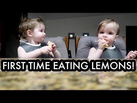 Baby Girls Try Lemon for the First Time!!! /// McHusbands