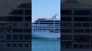 The smallest ship I've ever seen!.. #cruise #cruiseship #yt #ytshorts #travel