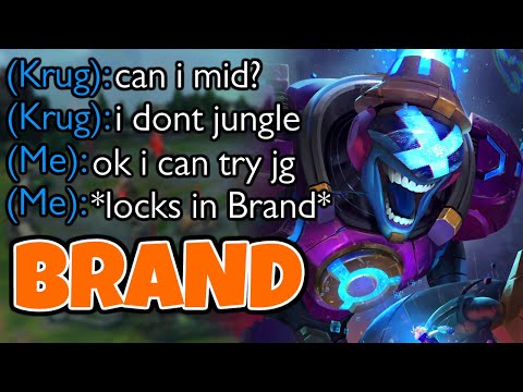 Brand Jungle is a legitimate pick (My teammate didn't want to jungle so I did) | Pekin Woof