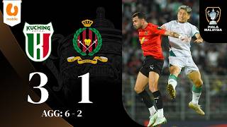 Download lagu Sorotan: Kuching City FC 3 - 1 DPMM FC (AGG:6-2) | Suku Akhir (2) | Piala Malaysia 2025-26 mp3