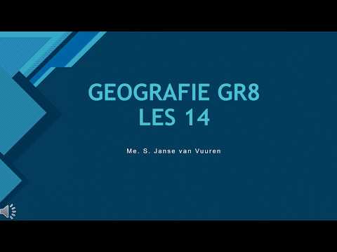 GEOGRAFIE GRAAD 8: 27 Mei 2020 - periode 6 (27086)