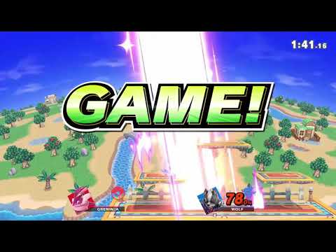SSBU Online: Greninja vs Wolf