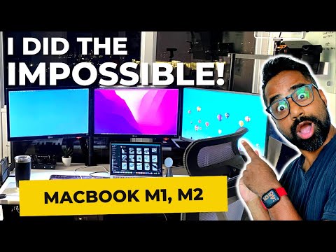 Setup Multiple Monitors on M1, M2, M3, M4 Apple Silicon Macbook! [4 Monitors ONE CABLE!]