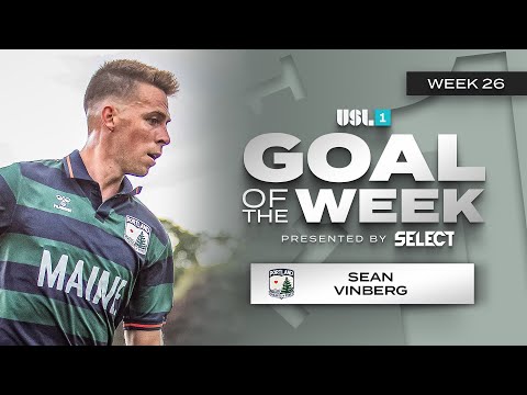 𝙋𝙞𝙣𝙥𝙤𝙞𝙣𝙩 𝙥𝙧𝙚𝙘𝙞𝙨𝙞𝙤𝙣 🎯 | USL League One Week 26 Goal of the Week: Sean Vinberg-Portland Hearts of Pine