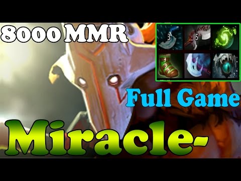Dota 2 - Miracle- 8000 MMR Plays Juggernault - Full Game - Ranked Match Gameplay