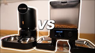 Best Dual-Bowl Automatic Cat Feeder? Petlibro vs Oneisall Review