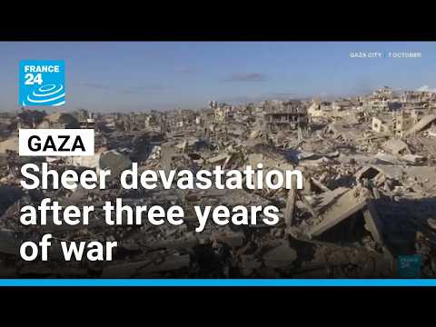 Devastation in Gaza: Three years of war reshape the enclave beyond recognition