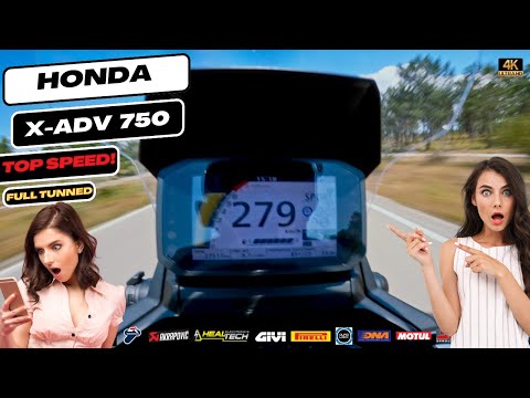 HONDA X-ADV 750 | Full Tunned | TopSpeed 279 | Akrapovic & Termignoni