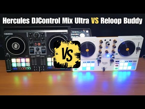 Hercules DJControl Mix Ultra VS Reloop Buddy