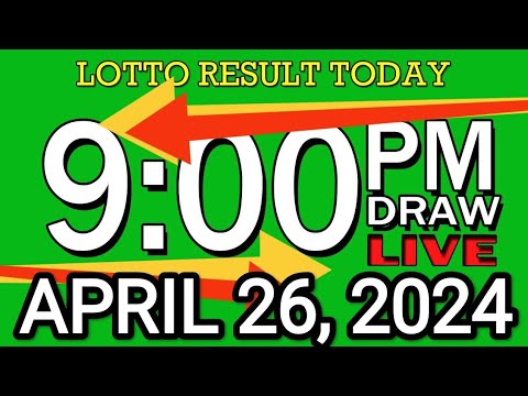 LIVE 9PM LOTTO RESULT TODAY APRIL 26, 2024 #2D3DLotto #9pmlottoresultapril26,2024 #swer3result