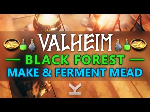 Valheim - Black Forest - How to Make and Ferment Mead Into Potions