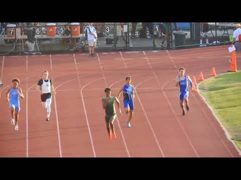 Bojangles Classic 2018 Boys' 200m prelims heat 10 Ethan Fogle